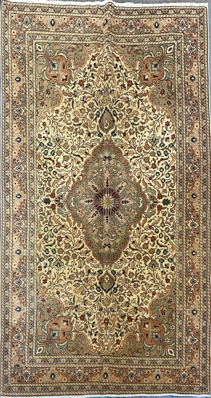 Turkish Hand-Knotted Rug 7'4" x 4'8"